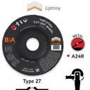 CUT OFF WHL 4-1/2"x 3/32"x 7/8" 24427 BULLARD