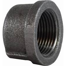 CAP 2" STD MALL BLK