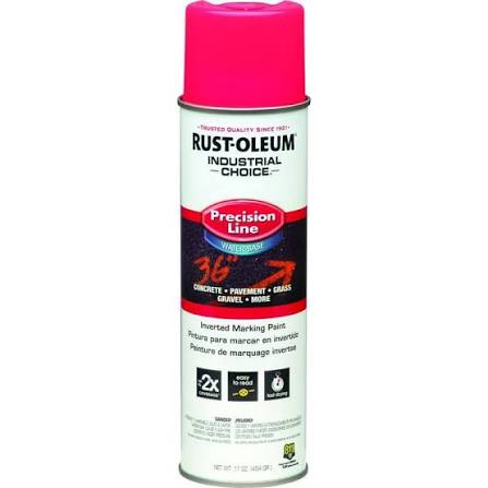 RO 1861838 FLUOR PINK SPRAY PRECISION LINE INVERTED MARKING PAINT M1800 WATER-BASED