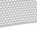 SHEET PERF 11ga 48x120 1/4"HOLE 3/8 STAG CENT 304 SS
