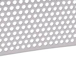 SHEET PERF 11ga 48x120 1/4"HOLE 3/8 STAG CENT 304 SS