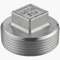 PLUG 1-1/4" SQ HD GALV 40/BX