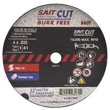 CUT OFF WHL 4"x .035 x 3/8" 100/BX 23070 UNITED ABRASIVES