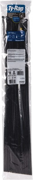 TY529MX 30" CABLE TIE BLACK 120# TENSILE 50CT