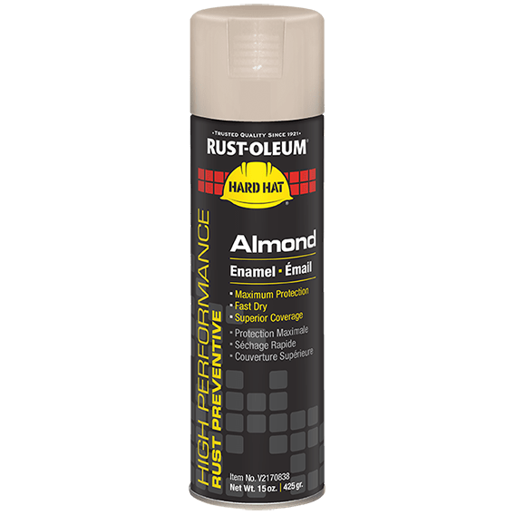 RO V2170838 ALMOND SPRAY HARD HAT RUST-PREVENTATIVE ENAMEL