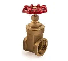 VALVE GATE 1-1/2" BRASS 14128 200WOG