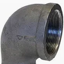 ELL RED 1/2"x 3/8" 90deg BLK