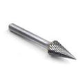 1/2 X 7/8 CONE POINTED END CARB BURR SM5