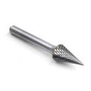 1/2 X 7/8 CONE POINTED END CARB BURR SM5
