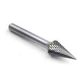 1/2 X 7/8 CONE POINTED END CARB BURR SM5