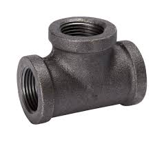 TEE BLK 1/2" STD MALL
