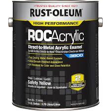 RO 314409 SAFETY YELLOW (1-gallon) DTM ACRYLIC ENAMEL