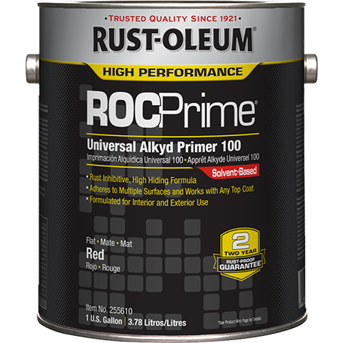 RO 330143 RED PRIMER (1-gallon) ROCPrime RUST INHIBITIVE UNIVERSAL ALKYD PRIMER