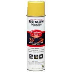 RO 203025V HIGH VISIBILITY YELLOW INVERTED MARKING SPRAY PRECISION LINE M1600 SOLVENT-BASED