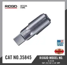 PIPE TAP 1-1/4" RIDGID 35845
