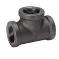 TEE BLK 1/4" STD MALL
