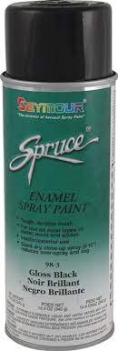SEYMOUR ENAMEL BLK 98-3 SPRAY