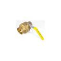 VALVE BALL 1" BRASS 13806 FULLPORT 600