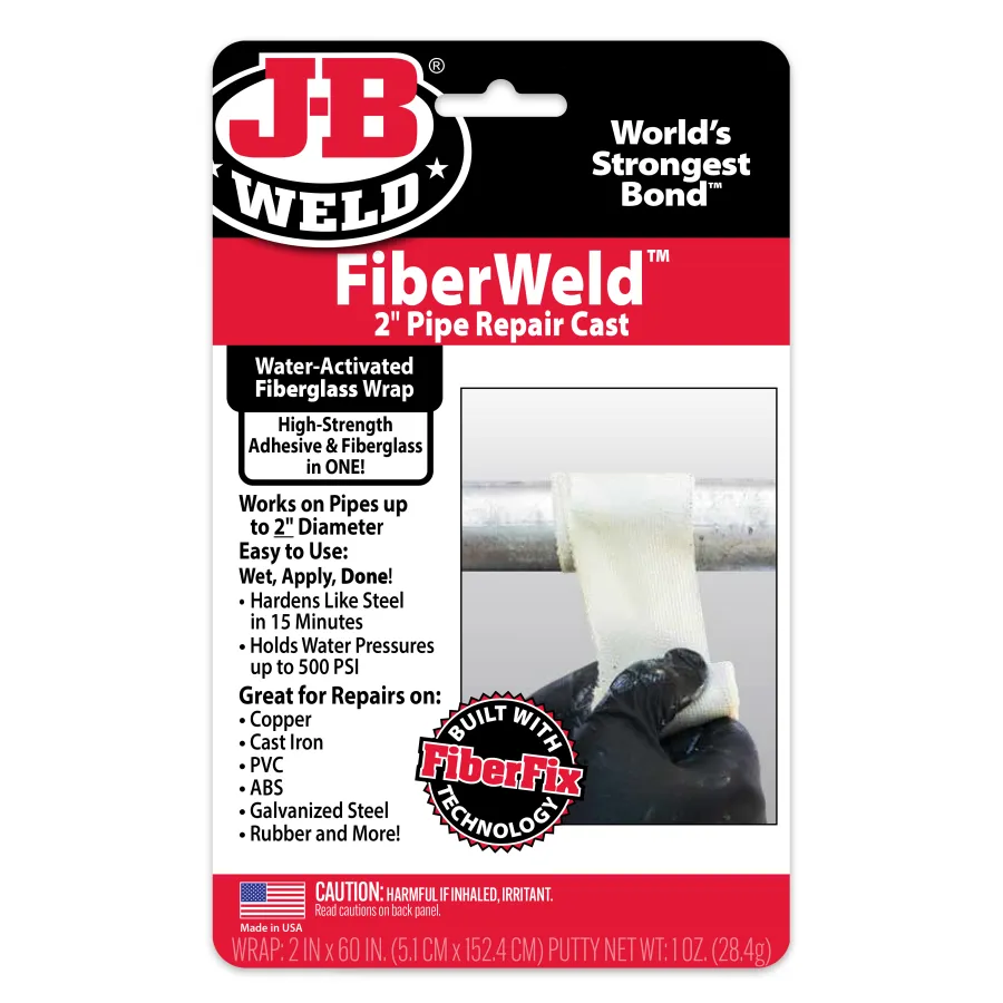 J-B WELD FIBERWELD PIPE RPR CAST 38260