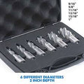 EVO ANNULAR CUTTER SET 1" 6PC