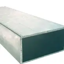 4x2x.093x24 6063 ALUM REC TUBE