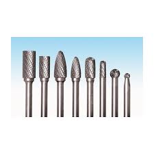 8PC CARBIDE BURR SET, 1/2" HEAD, 1/4" SH