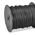 ROPE POLY 1/4"x 600' BLACK