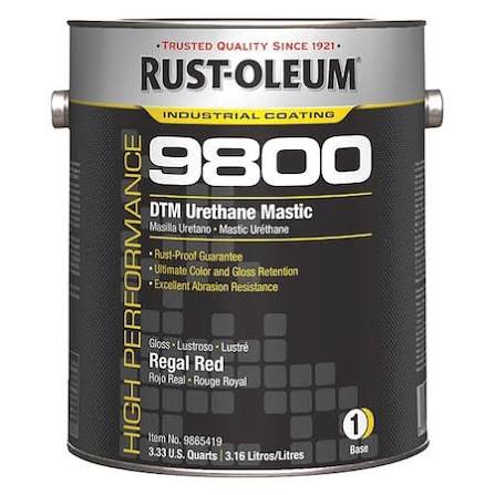 RO 9865419 REGAL RED 1 GAL URETHANE MASTIC