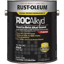 RO 412402 FLAT BLACK (1-gallon) ROCAlkyd DTM ALKYD ENAMEL 7400