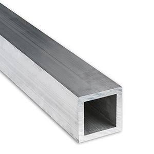 SQ TUBE 2X1/8 X 24' ALUM 6063