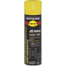 RO 209714 JOHN DEERE YELLOW HARD HAT RUST-PREVENTATIVE ENAMEL