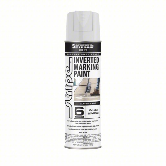 20-652 WHITE INV SPRAY 20oz SEYMOUR