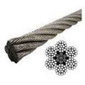 CABLE AIRCRAFT 1/2" 6x19 GALV