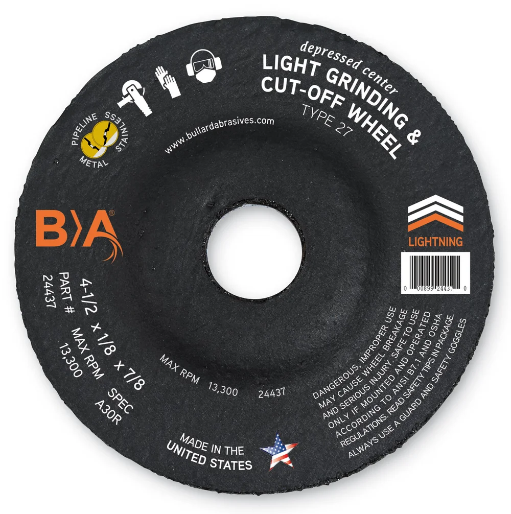 DCW 4-1/2"x 1/8"x 7/8" A30R 24437 21437 BULLARD