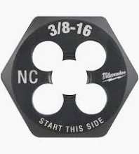 HEX DIE RTHD 3/8-16NC 14-10243