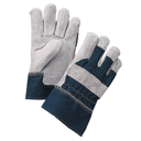 GLOVE WORK LEATHER PALM DENIM BY DZ