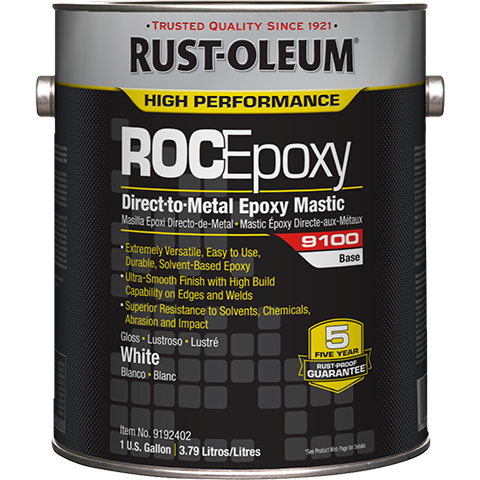 RO 9192402 WHITE (1-gallon) ROCEpoxy DTM EPOXY MASTIC 9100
