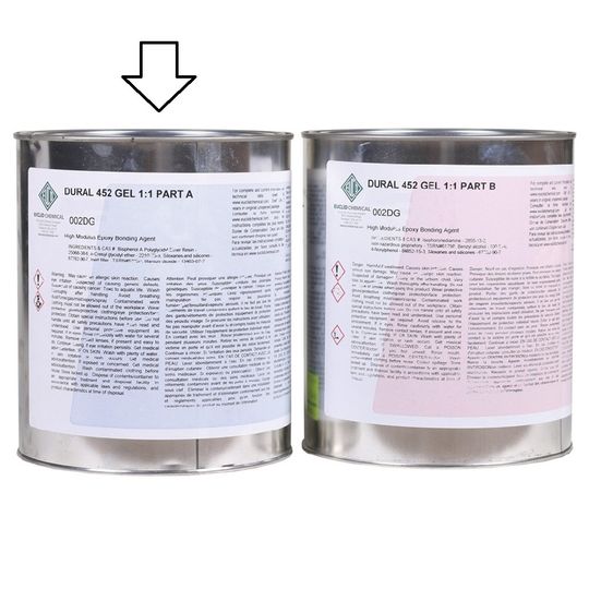 EUCLID DURAL 452 GEL 4 GAL CASE