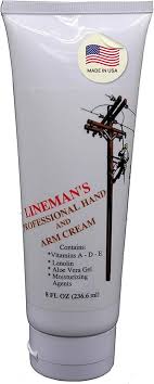 LINEMAN CREAM HAND-ARM 8 OZ TB