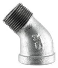 ELL STR 3/8" 45deg STD MALL GALV
