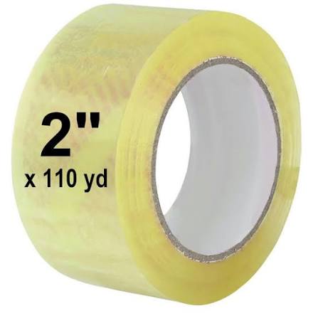 CLEAR PACKING TAPE 2"x 110yds 80575
