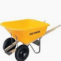 WHEELBARROW 8CUFT POLY DUAL RP810
