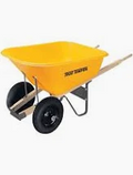 WHEELBARROW 8CUFT POLY DUAL RP810