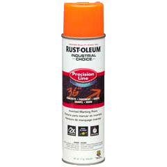 RO 203036 FLUOR ORANGE INVERTED MARKING SPRAY PRECISION LINE M1800 WATER-BASED