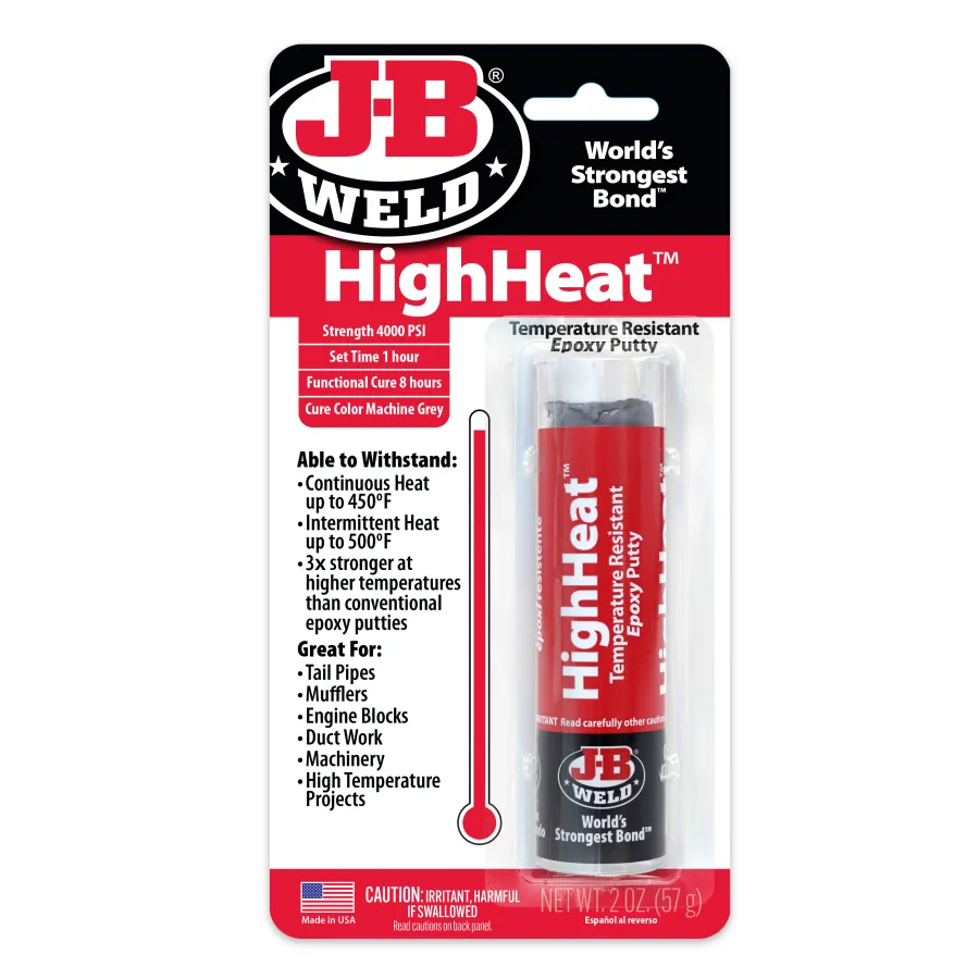J-B WELD HIGHHEAT 3.5 PUTTY STICK 8297
