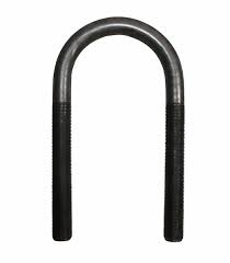 U-BOLT 1" 137 BLK W/ NUTS 1/4"