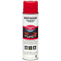 RO 203038 SAFETY RED INVERTED MARKING SPRAY PRECISION LINE M1800 WATER-BASED