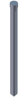 PILOT PIN 1" DEEP 1/2 TO 2-3/8