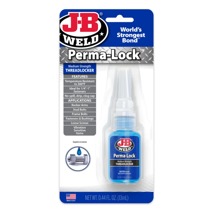 J-B WELD PERMA-LOCK MED BLUE 13ML 24213
