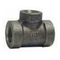 TEE RED 1"x 1"x 1/2" BLK STD MALL